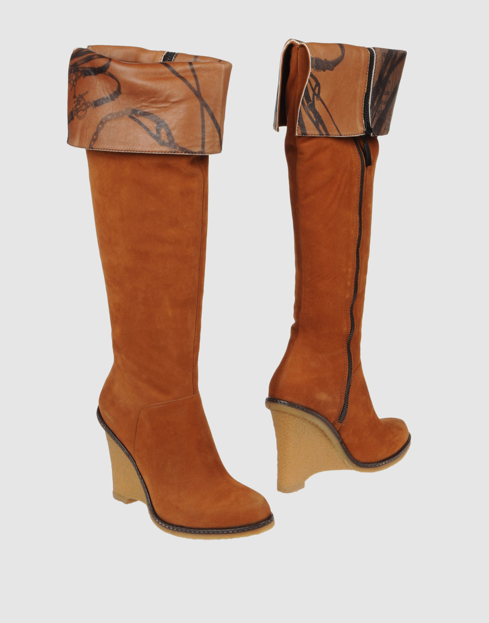 Collection Privée Highheeled Boots in Brown (tan) Lyst
