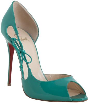 Christian Louboutin Jade Patent Leather Delico 100 Dorsay Pumps - Lyst