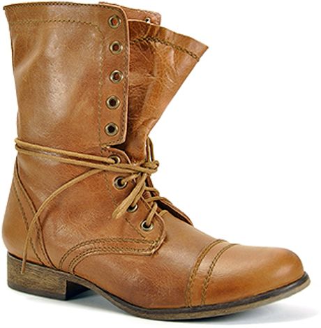 combat tan madden steve troopa boot leather brown boots