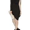 Alexander Wang Asymmetric Finejersey Dress in Black - Lyst