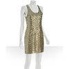 Alice + Olivia Gold Sequin Tank Dress in Gold - Lyst
