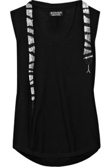 Sonia By Sonia Rykiel Sequin-embellished Cotton Top - Lyst