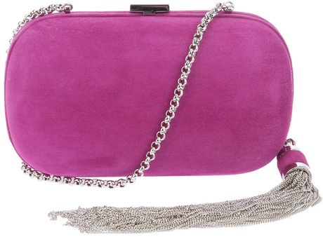 Giuseppe Zanotti Tassel Clutch in Purple (fuchsia) - Lyst