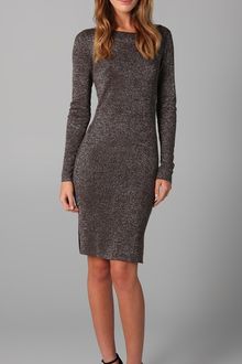 Alice + Olivia Lurex Knit Slim Dress - Lyst