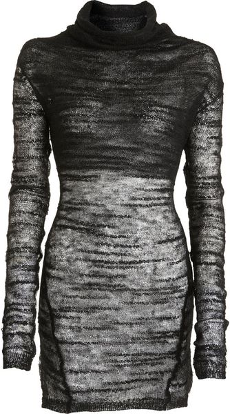 Helmut Lang Sheer Knit Sweater - Lyst