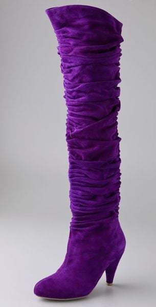 jeffrey campbell purple heels