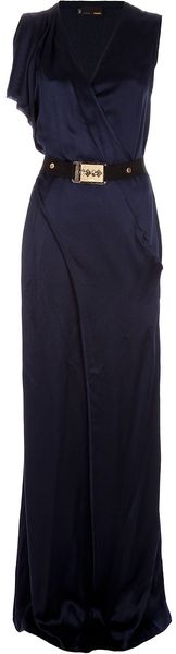 Fendi Belted Maxi Dress - Lyst