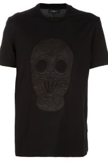 Givenchy Skull Embroidered T-shirt - Lyst