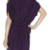 Vionnet Draped Crepe De Chine Dress in Purple - Lyst