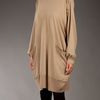 Yves Saint Laurent Cashmere Slouch Dress in Beige - Lyst