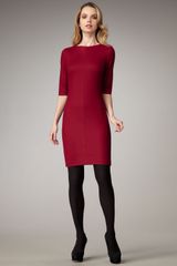 Diane Von Furstenberg Thandi Half-sleeve Dress, Cranberry