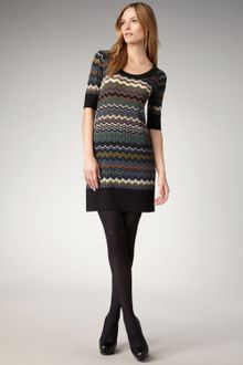 M Missoni Wavy Stripe Knit Dress - Lyst