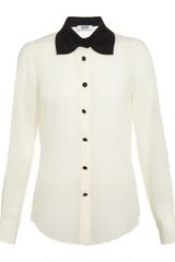 Moschino Cheap & Chic Tuxedo Blouse