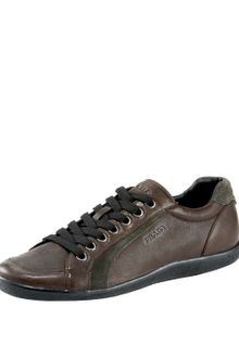 Prada Leather Sneaker - Lyst