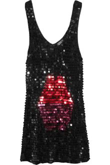 Sonia By Sonia Rykiel Sequined Tank - Lyst