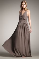Theory Jersey Halter Maxi Dress
