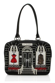 Lulu Guinness Black Large Couture Shop Jenny - Lyst