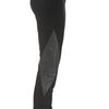 Mark + James By Badgley Mischka Black Velvet Faux Leather Panel Leggings in Black - Lyst
