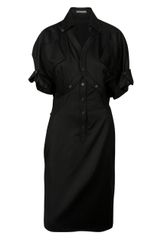 Alexander McQueen Shirtdress with Button Detail