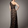 Tadashi Shoji Oneshoulder Lace Gown in Black - Lyst