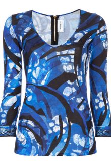 Emilio Pucci Fitted Top - Lyst