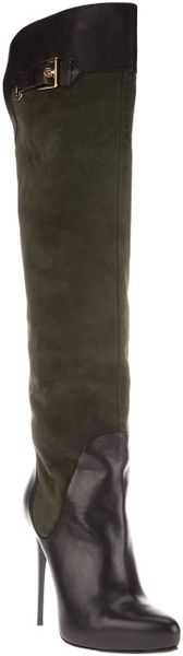 Gianmarco Lorenzi Spike Heel Boot in Black - Lyst