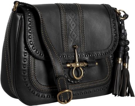 gucci black studded bag