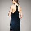 Theory Crushed Velvet Slipdress in Blue (navy) - Lyst