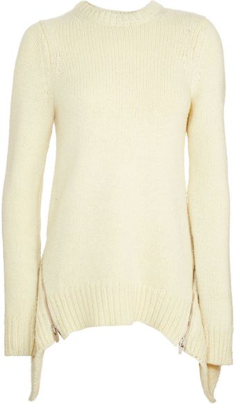 Alexander Wang Zip Peplum Pullover - Lyst