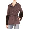 Mm6 X Opening Ceremony Faux Fur Coat in Brown - Lyst