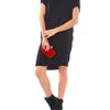 Alexander Mcqueen Velvet Britain Clutch in Red - Lyst