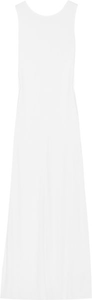 Calvin Klein Collection Gabriella Jersey Gown in White - Lyst
