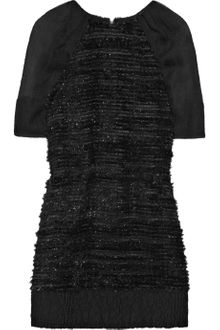 Giambattista Valli Metallic-fleck Tweed and Silk-organza Dress - Lyst