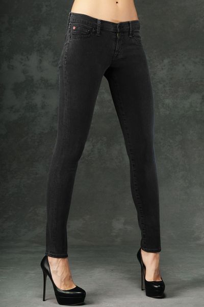 Hudson May Five Pocket Skinny in Black (army) - Lyst