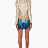 Matthew Williamson Liquid Sequin Dress in Gold - Lyst