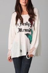 Wildfox Really A Mermaid Sweater