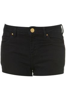 Moto Indigo Denim Hotpants - Lyst