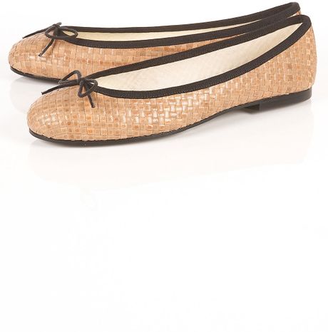 camel ballet pumps