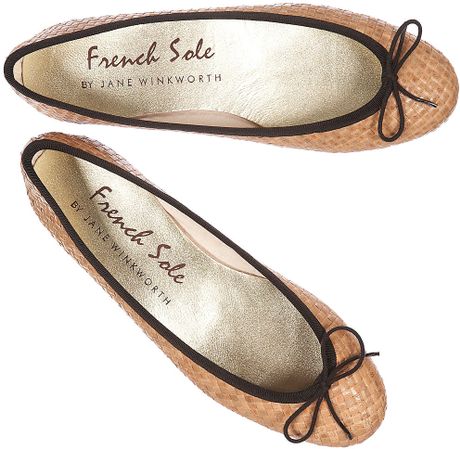 camel ballet pumps