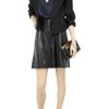 Vince Oversized Silk Top in Blue - Lyst