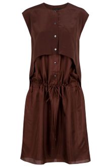 Alexander Wang Sleeveless Shirt Dress - Lyst
