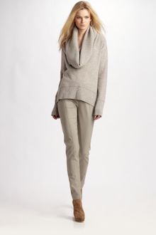 Donna Karan New York Cashmere Cowlneck Sweater - Lyst