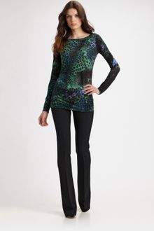 Emilio Pucci Fitted Flare Pants - Lyst