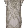 Haute Hippie Studded Dress in Beige - Lyst