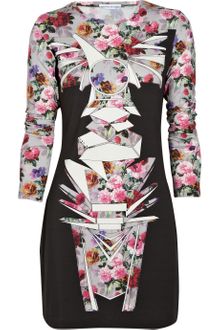 Jonathan Saunders Flower-print Jersey Dress - Lyst