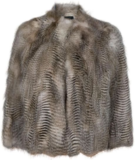 Joseph Coyote Fur Jacket in Animal | Lyst