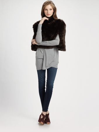  Faux Fur Shrug 