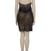 Marchesa Lace Cocktail Dress in Black - Lyst