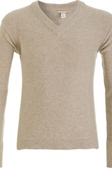 Massimo Alba Chunky V-neck Sweater - Lyst