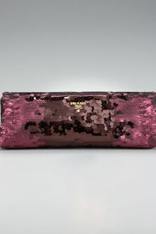 Prada Sequin Frame Clutch - Lyst